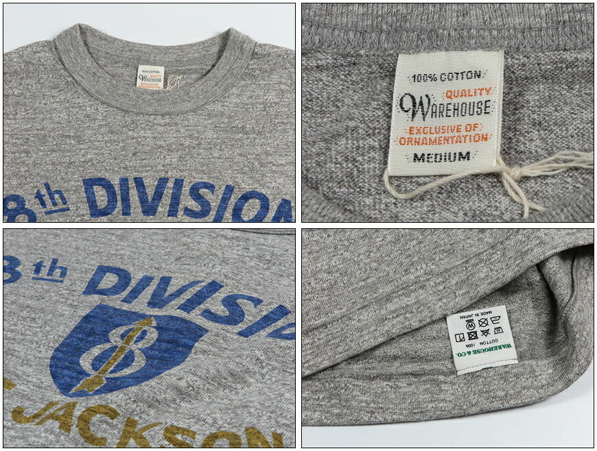 ウェアハウス WAREHOUSE  半袖 Tシャツ ”FORT JACKSON”  wh4601-fortjackson【2026年春夏新作】