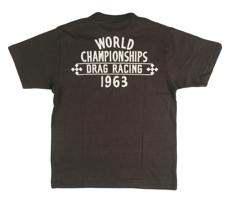 ウェアハウス WAREHOUSE ひび割れプリント 半袖 Tシャツ ”GREEN VALLEY” シャドーボーダー ローゲージ編み WH4601【2026年春夏新作】