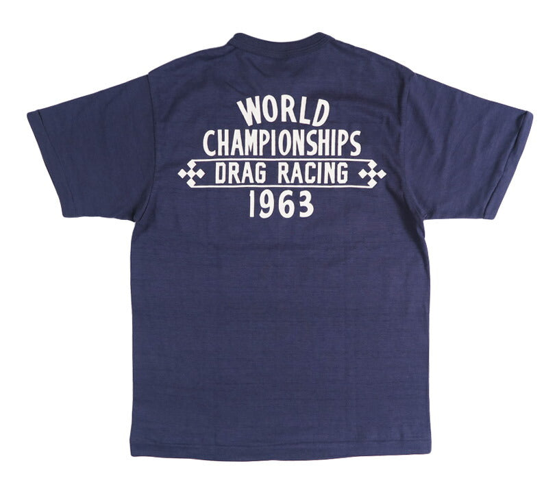 ウェアハウス WAREHOUSE ひび割れプリント 半袖 Tシャツ ”GREEN VALLEY” シャドーボーダー ローゲージ編み WH4601【2026年春夏新作】