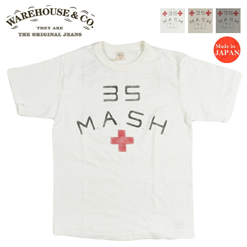 ウェアハウス WAREHOUSE 半袖 Tシャツ Lot 4601 M.A.S.H. wh4601-mash【2026年秋冬新作】