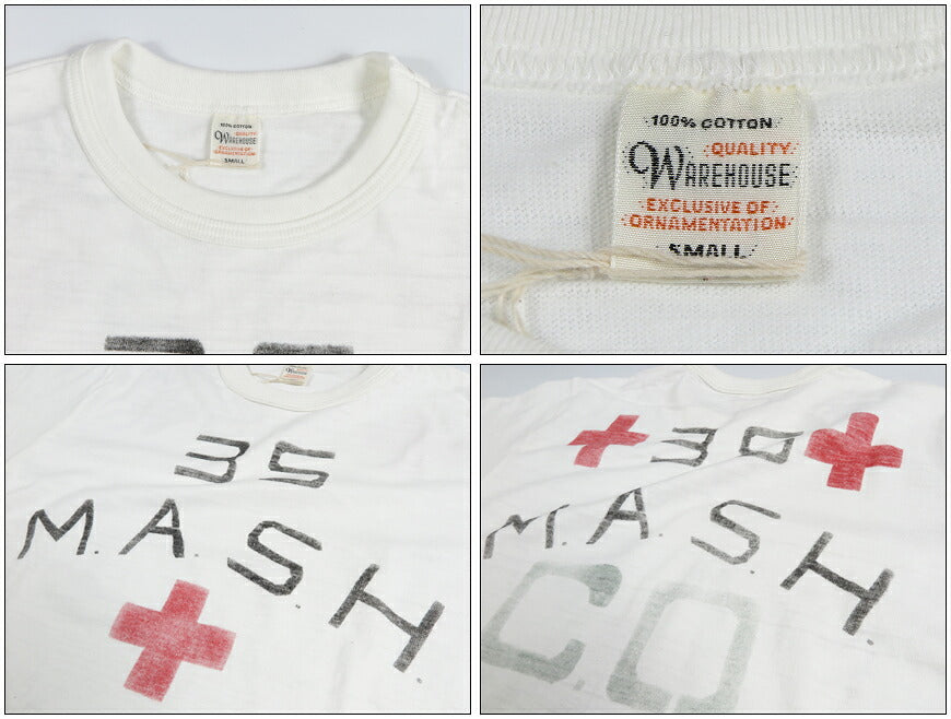 ウェアハウス WAREHOUSE 半袖 Tシャツ Lot 4601 M.A.S.H. wh4601-mash【2026年秋冬新作】