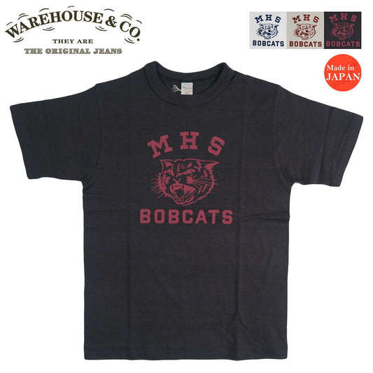 ウェアハウス WAREHOUSE 半袖 Tシャツ Lot 4601 MHS BOBCATS wh4601-mhs【2026年秋冬新作】