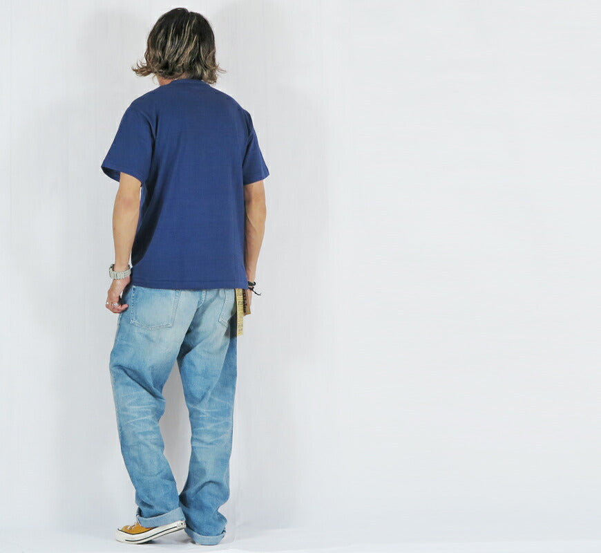ウェアハウス WAREHOUSE Lot 4601-pocket 無地 半袖 ポケット Tシャツ 定番 シャドーボーダー ローゲージ編み 【2026年春夏新作】