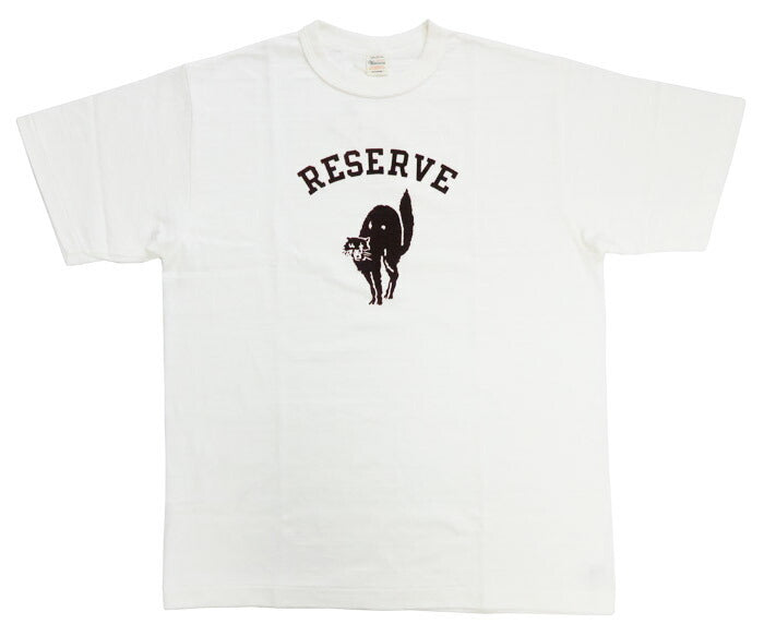 ウェアハウス WAREHOUSE フロッキープリント 半袖 Tシャツ RESERVE シャドーボーダー ローゲージ編み WH4601
