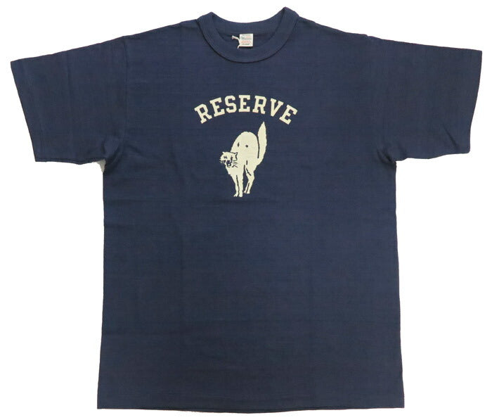 ウェアハウス WAREHOUSE フロッキープリント 半袖 Tシャツ RESERVE シャドーボーダー ローゲージ編み WH4601