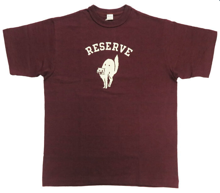 ウェアハウス WAREHOUSE フロッキープリント 半袖 Tシャツ RESERVE シャドーボーダー ローゲージ編み WH4601
