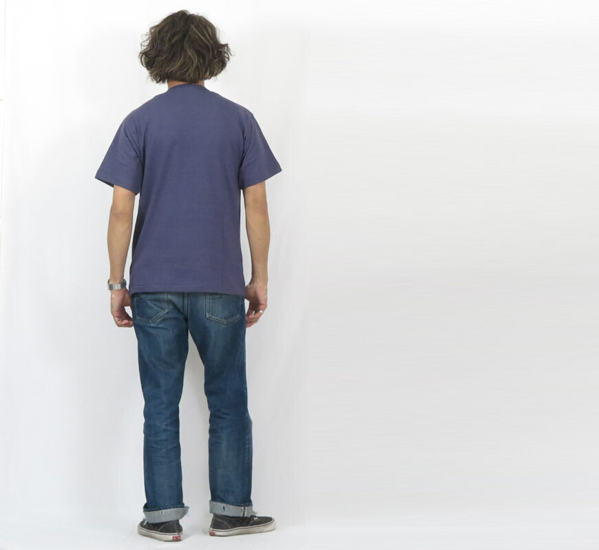 ウェアハウス WAREHOUSE × 花井 祐介 プリント 半袖 Tシャツ ビリケン THING AS THEY OUGHT TO BE シャドーボーダー ローゲージ編み WH4601
