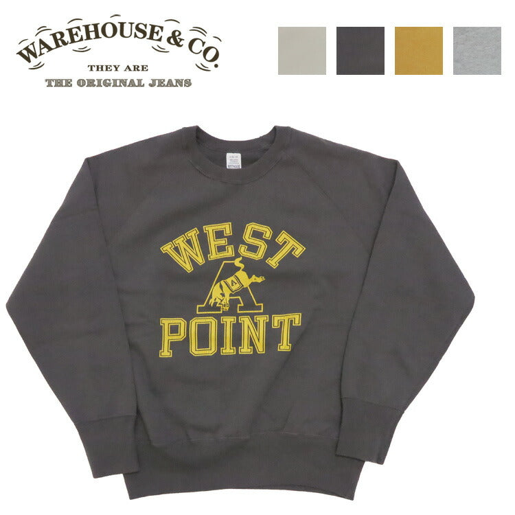 ウェアハウス WAREHOUSE クルーネック スウェット Lot.461 WEST POINT 2ND-HAND セカンドハンド セコハン