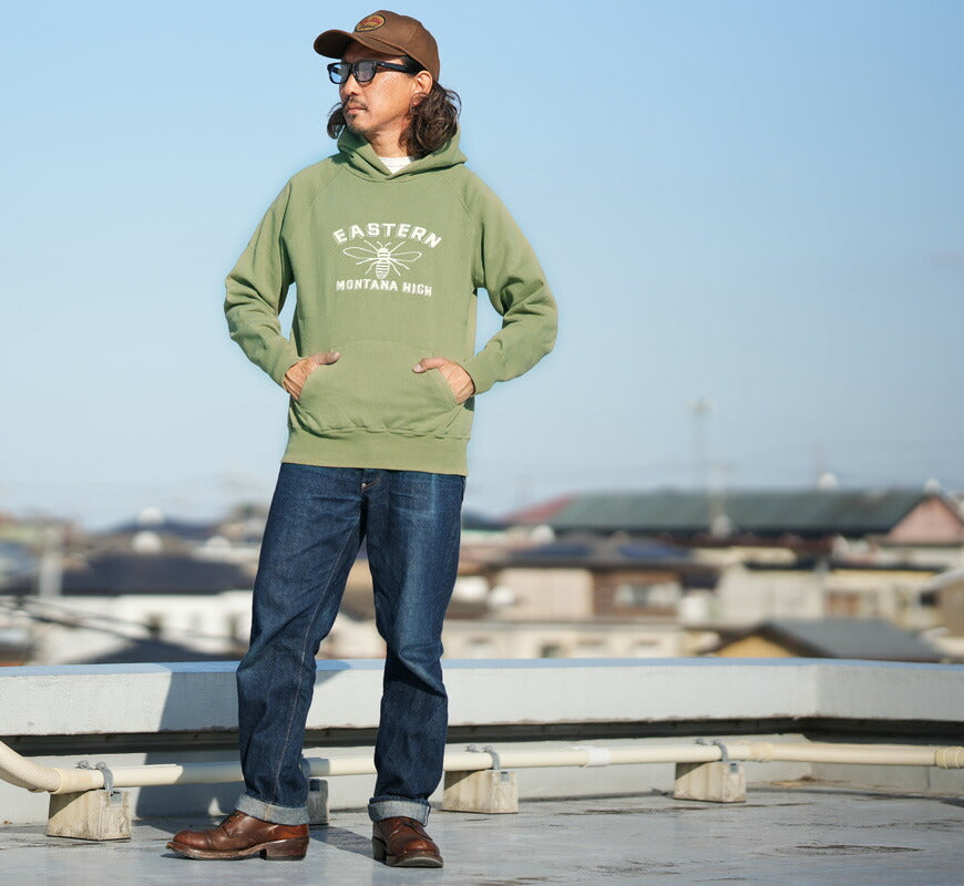ウェアハウス WAREHOUSE เสื้อสเวตเตอร์ฮู้ดดี้แบบพูลโอเวอร์ Lot.462 EASTERN 2ND-HAND มือสอง