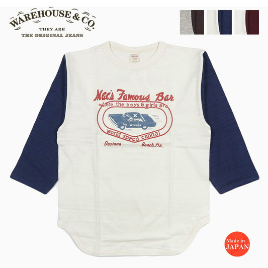 ウェアハウス WAREHOUSE 7分袖 Tシャツ ベースボール