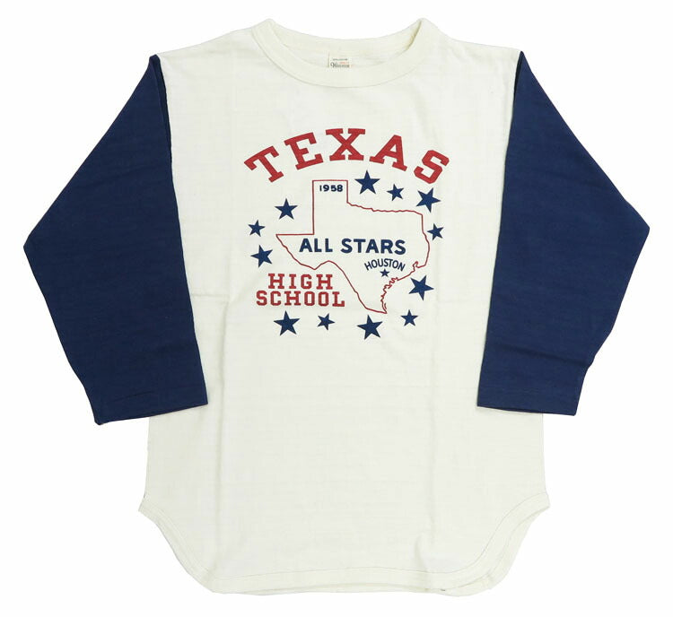 ウェアハウス WAREHOUSE 7分袖 Tシャツ ベースボール TEXAS WH4800