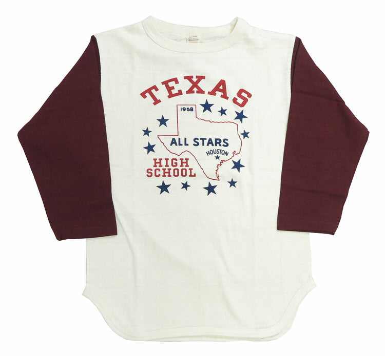ウェアハウス WAREHOUSE 7分袖 Tシャツ ベースボール TEXAS WH4800