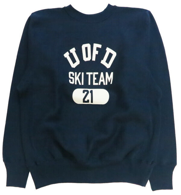 แวร์เฮาส์ WAREHOUSE เสื้อสเวตเตอร์คอกลมสไตล์รีเวิร์ส Lot.483 U of D