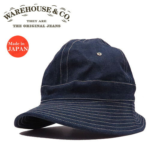 WAREHOUSE ウェアハウス デニム アーミー ハット ノンウォッシュ DENIM ARMY HAT OR ミリタリー WH5200 DUCK DIGGER 【2026年秋冬新作】