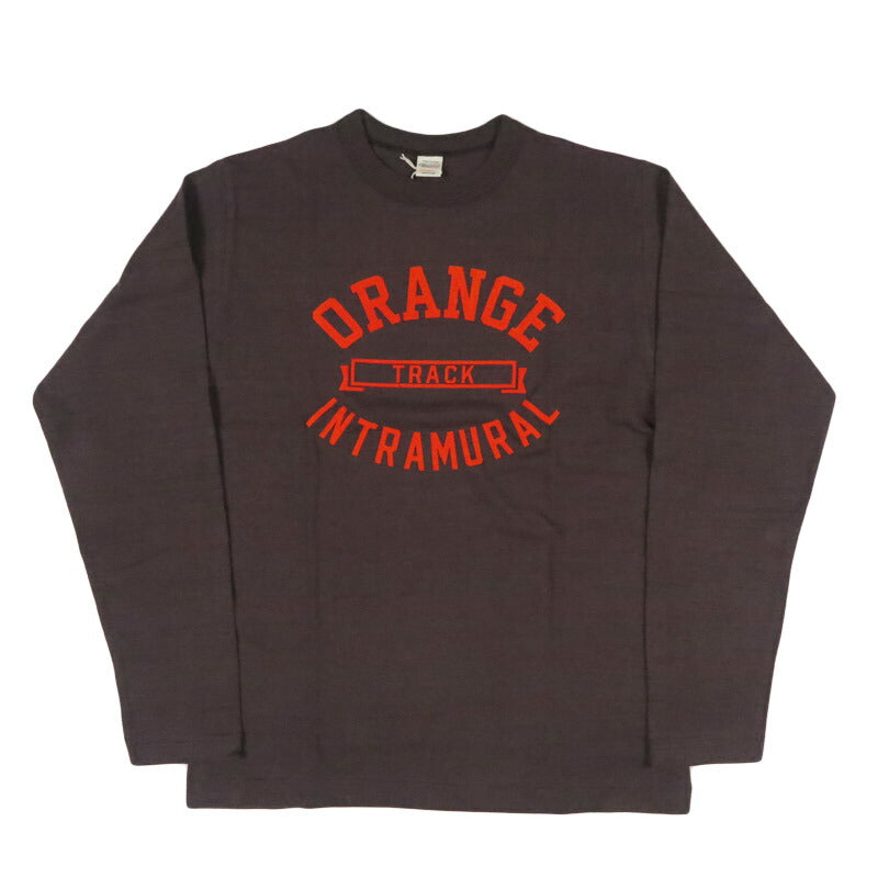ウェアハウス WAREHOUSE 長袖 クルーネック Tシャツ プリント ORANGE INTRAMURAL  Lot.5906 【2026年春夏新作】