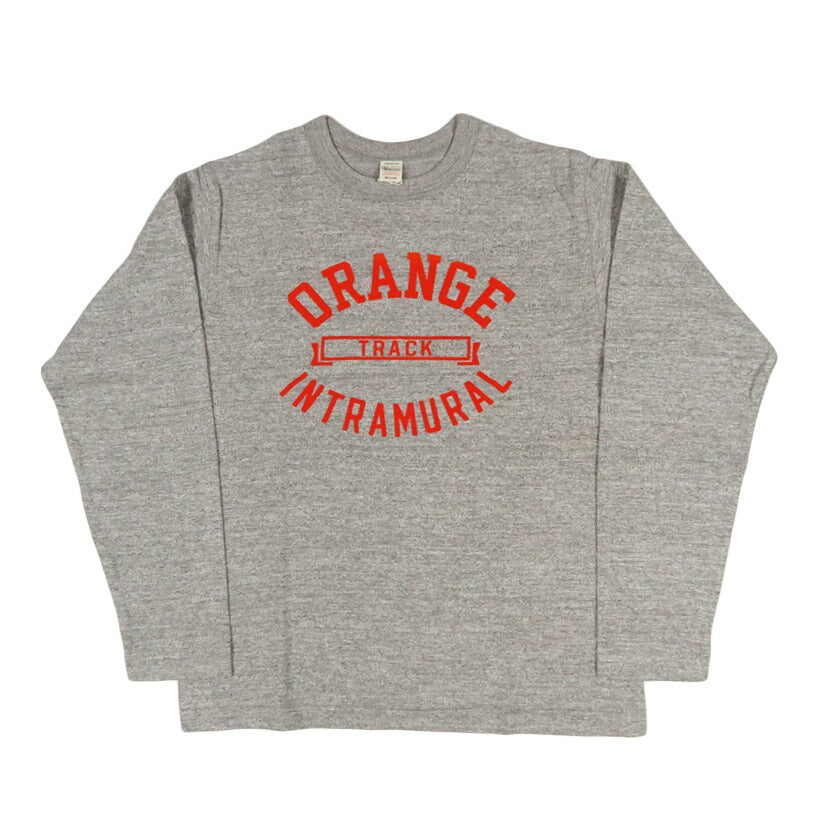 ウェアハウス WAREHOUSE 長袖 クルーネック Tシャツ プリント ORANGE INTRAMURAL  Lot.5906 【2026年春夏新作】