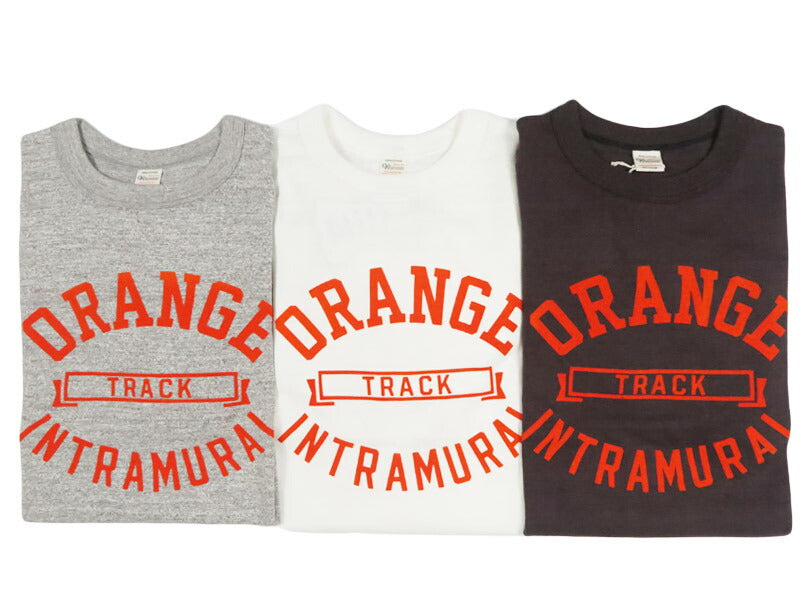 ウェアハウス WAREHOUSE 長袖 クルーネック Tシャツ プリント ORANGE INTRAMURAL  Lot.5906 【2026年春夏新作】