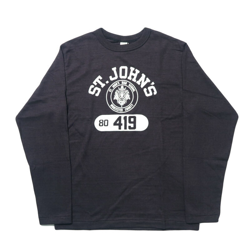 ウェアハウス WAREHOUSE 長袖 クルーネック Tシャツ プリント ST.JOHN'S  Lot.5906 【2026年春夏新作】