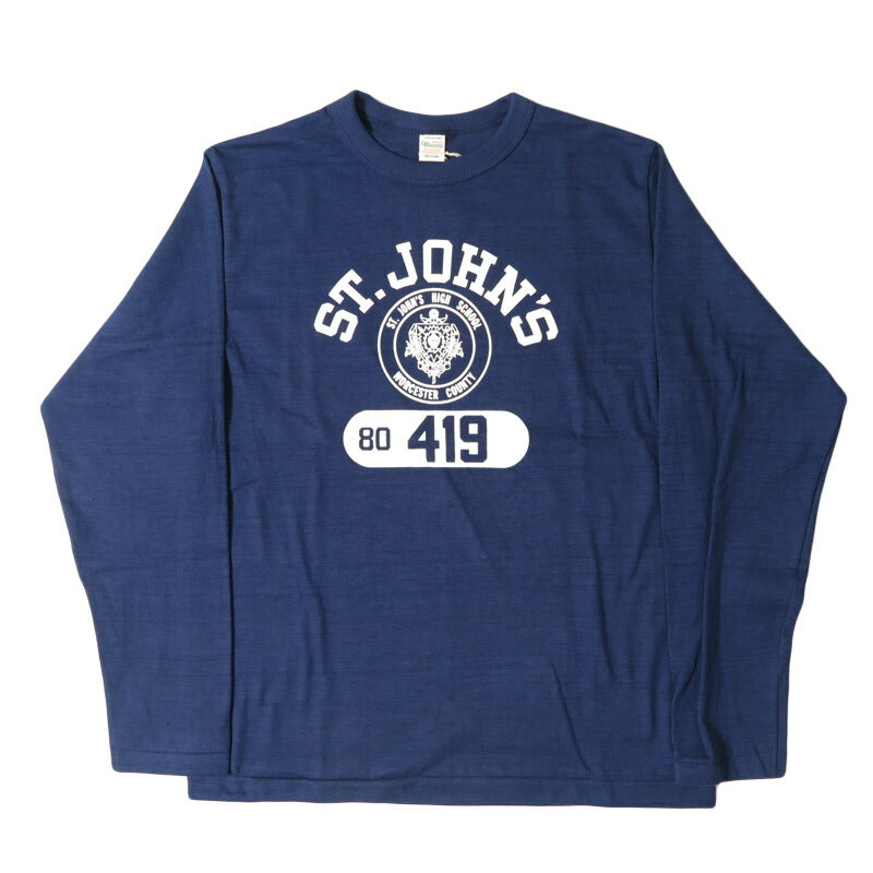 ウェアハウス WAREHOUSE 長袖 クルーネック Tシャツ プリント ST.JOHN'S  Lot.5906 【2026年春夏新作】