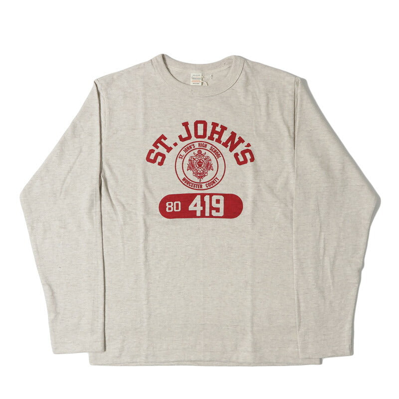 ウェアハウス WAREHOUSE 長袖クルーネックT プリント ST.JOHN'S  Lot.5906 【2026年春夏新作】