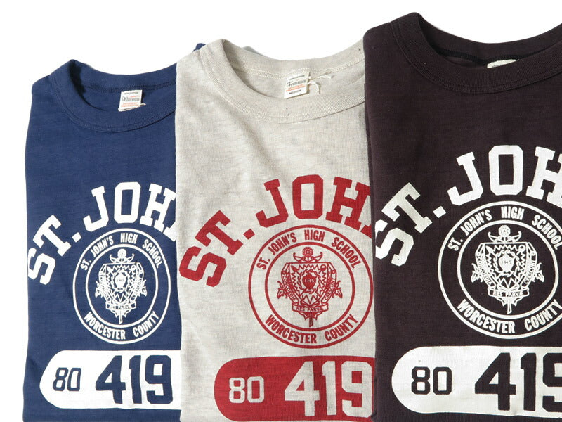 ウェアハウス WAREHOUSE 長袖クルーネックT プリント ST.JOHN'S  Lot.5906 【2026年春夏新作】