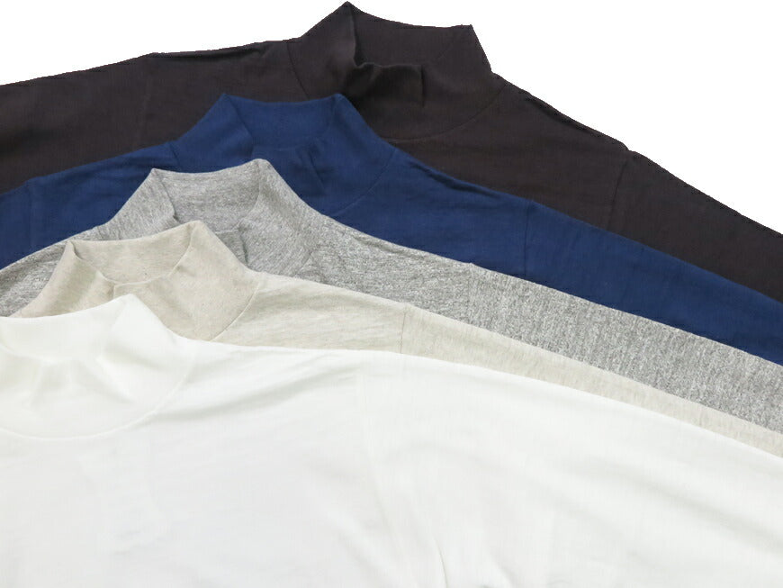 ウェアハウス WAREHOUSE 長袖 ハイネック Tシャツ 無地 Lot.5910