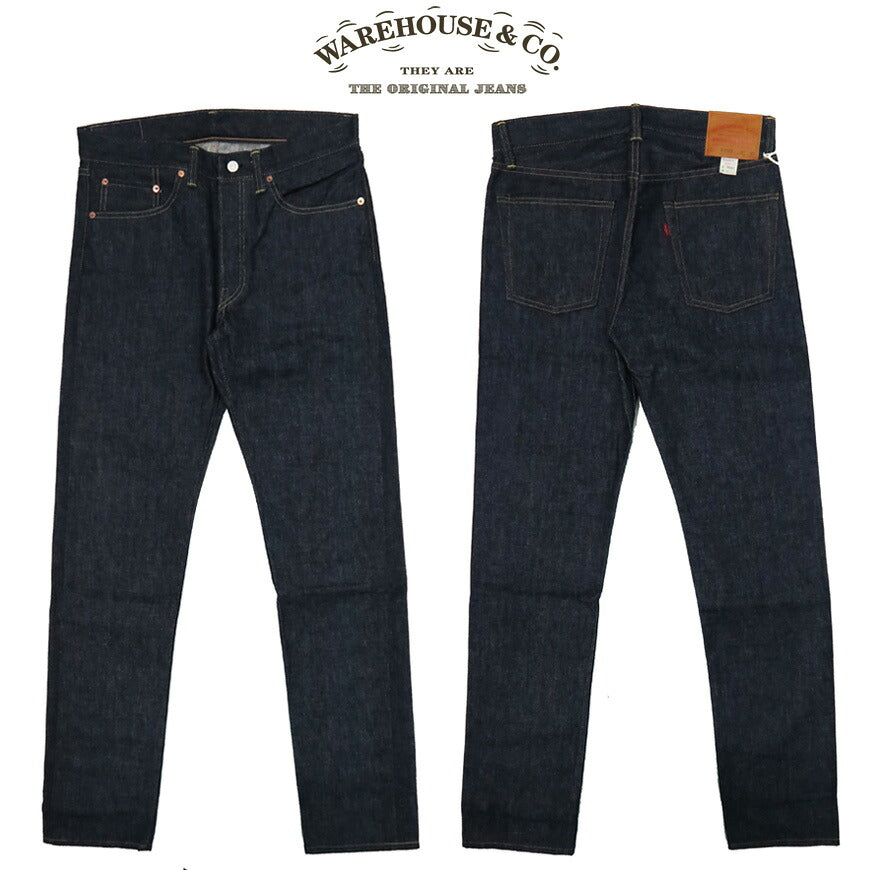 ウェアハウス WAREHOUSE ジーンズ 900XX スリムテーパード ワンウォッシュ 13.5oz 米綿3州ブレンド バナーデニム 【2018年 秋冬 新作】