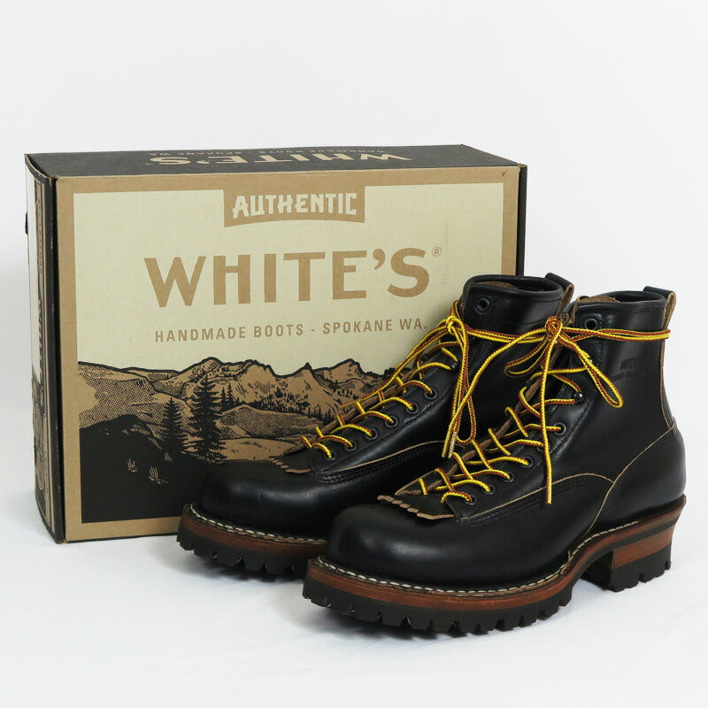 [En stock inmediato] WHITE'S BOOTS ホワイツ Botas SMOKE JUMPER 6" de altura Smoke Jumper HORWEEN Chromexcel Negro