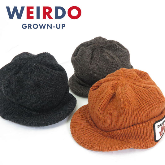 WEIRDO ウィアード 帽子 ニット ジープ キャップ GOVERNMENT  JEEP CAP GLAD HAND グラッドハンド WRD-24-AW-G06