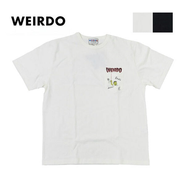 WEIRDO 위어드 가슴 포켓 반팔 프린트 티셔츠 「Goodbye Cruel World...」 GLAD HAND 글래드핸드 WRD5123