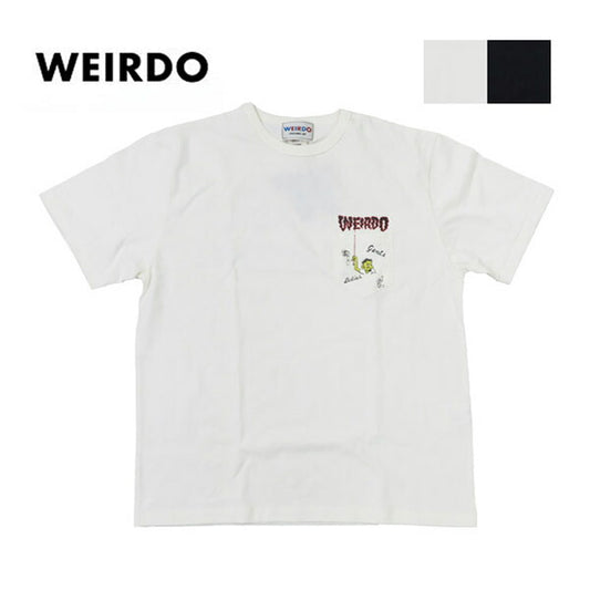 WEIRDO 위어드 가슴 포켓 반팔 프린트 티셔츠 「Goodbye Cruel World...」 GLAD HAND 글래드핸드 WRD5123