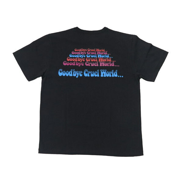 WEIRDO 위어드 가슴 포켓 반팔 프린트 티셔츠 「Goodbye Cruel World...」 GLAD HAND 글래드핸드 WRD5123