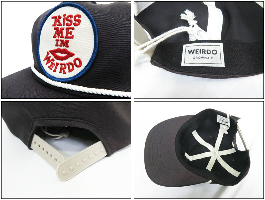 WEIRDO ウィアード Gorra trucker KISS ME GLADHAND WRD51G02【 】