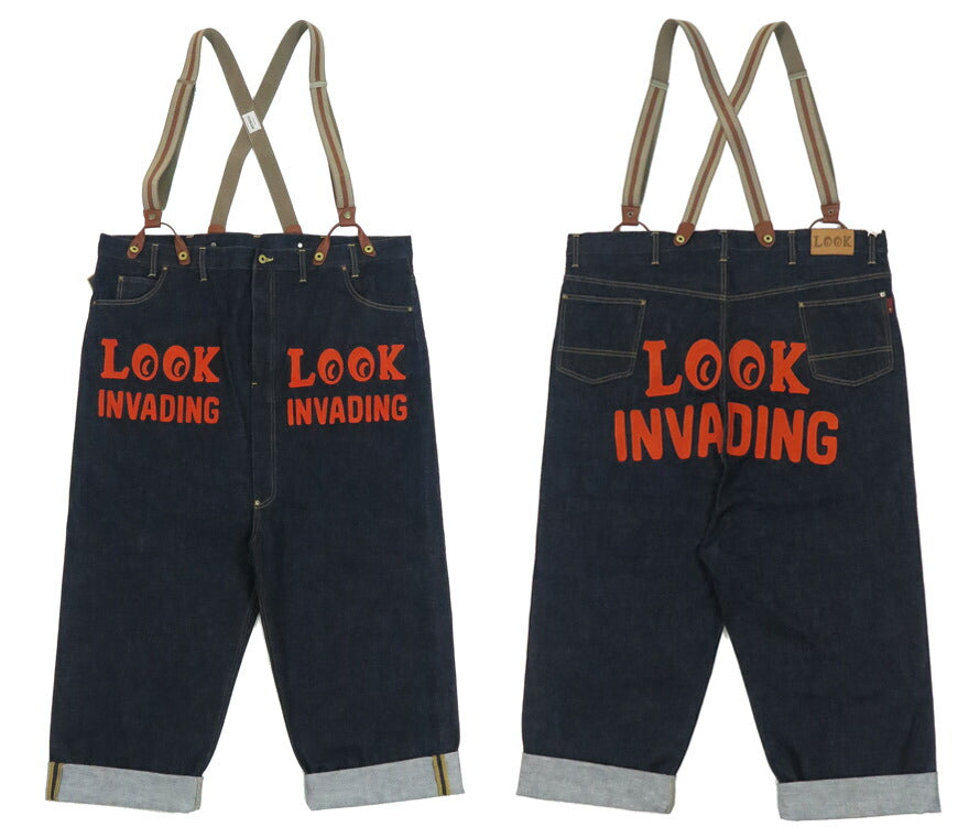 WEIRDO ウィアード Supergroße 48 Zoll Denim Pierrot Hose LOOK INVADING Jeans WRD5306 GLAD HAND グラッドハンド