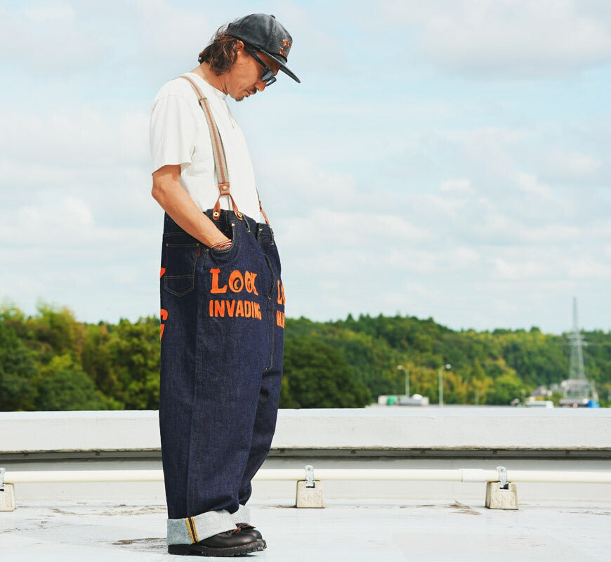 WEIRDO ウィアード Supergroße 48 Zoll Denim Pierrot Hose LOOK INVADING Jeans WRD5306 GLAD HAND グラッドハンド