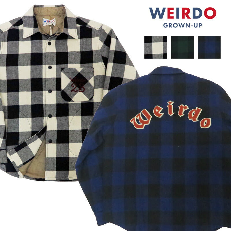 WEIRDO ウィアード Stepphemd Karo Jacke Glad Hand GLAD HAND WRD5307
