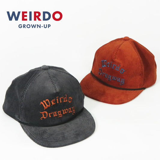 WEIRDO ウィアード コーデュロイ トラッカーキャップ DRAGWAY 帽子 グラッドハンド GLADHAND WRD53G01