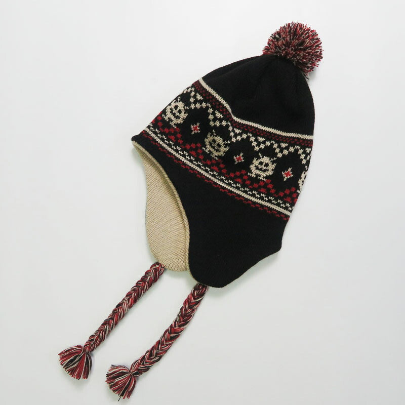 WEIRDO ウィアード หมวกไหมพรมที่ครอบหู LOOK INVADING EARMUFFS KNIT CAP 帽子 グラッドハンド GLADHAND WRD53G04