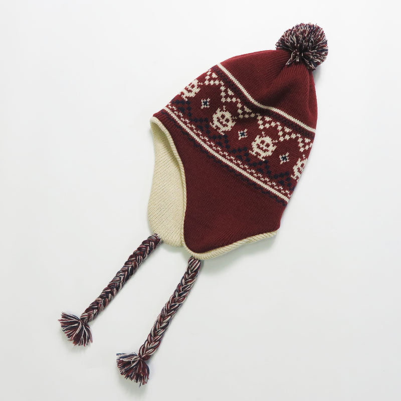 WEIRDO ウィアード หมวกไหมพรมที่ครอบหู LOOK INVADING EARMUFFS KNIT CAP 帽子 グラッドハンド GLADHAND WRD53G04
