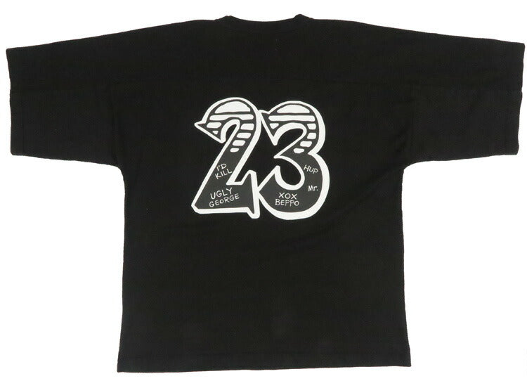 WEIRDO ウィアード Áo thun bóng bầu dục lưới cotton tay ngắn HEY HEY 23 GLAD HAND グラッドハンド WRD6122 【2026年春夏新作】