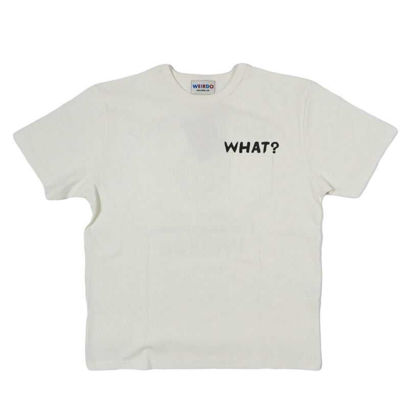 WEIRDO ウィアード เสื้อยืดแขนสั้นพิมพ์ลาย WHAT-ME WEIRDO? GLAD HAND WRD6128【คอลเลกชันฤดูใบไม้ผลิ/ฤดูร้อน 2026】