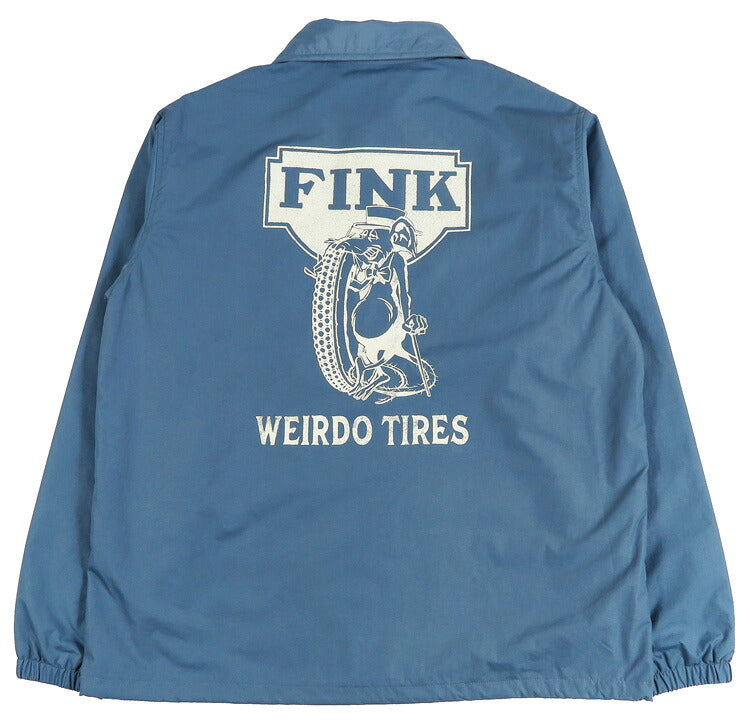 WEIRDO ウィアード サガラ刺繍/チェーン刺繍 コーチジャケット WRD FINKナイロン ウインドブレーカー GLAD HAND グラッドハンド WRD6303 【2026年秋冬新作】