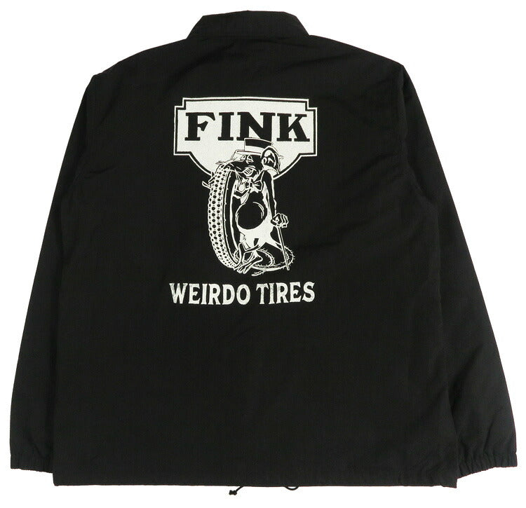 WEIRDO ウィアード サガラ刺繍/チェーン刺繍 コーチジャケット WRD FINKナイロン ウインドブレーカー GLAD HAND グラッドハンド WRD6303 【2026年秋冬新作】