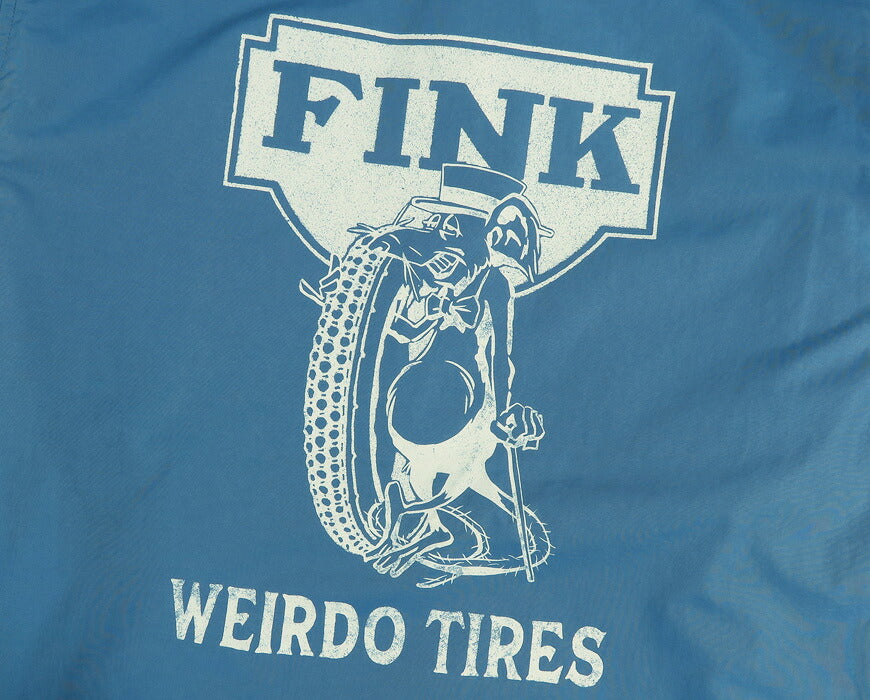 WEIRDO ウィアード サガラ刺繍/チェーン刺繍 コーチジャケット WRD FINKナイロン ウインドブレーカー GLAD HAND グラッドハンド WRD6303 【2026年秋冬新作】