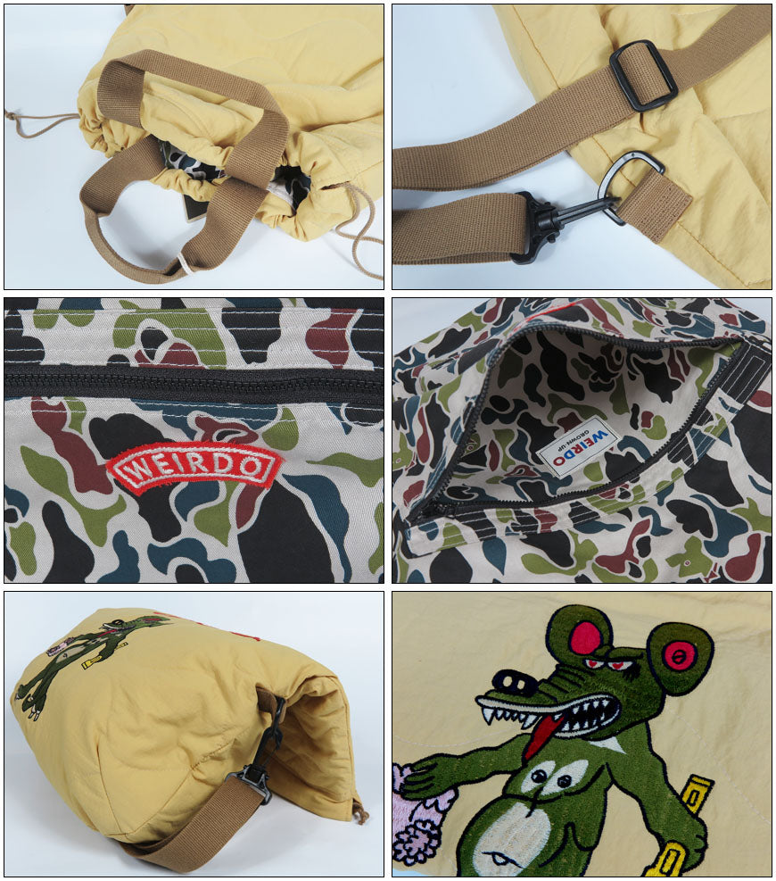 WEIRDO ウィアード ナイロントート 巾着 CHU CHU RAT - SHOULDER BAG / WRD63G06【2026年秋冬新作】