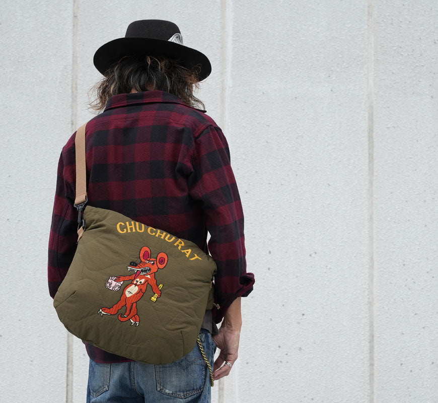 WEIRDO ウィアード ナイロントート 巾着 CHU CHU RAT - SHOULDER BAG / WRD63G06【2026年秋冬新作】