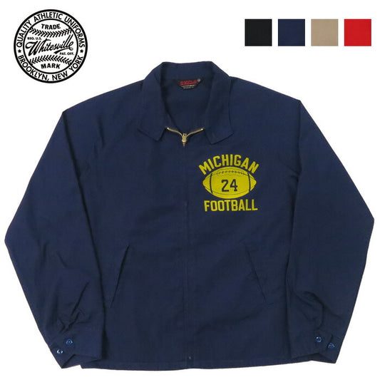 WHITES VILLE ホワイツビル Flock Print Sports Jacket WV15688