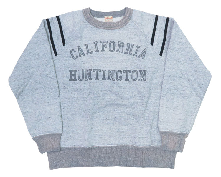 WHITES VILLE ホワイツビル スウェット トレーナー クルーネック ラグランスリーブ "CALIFORNIA HUNTINGTON" WV69396