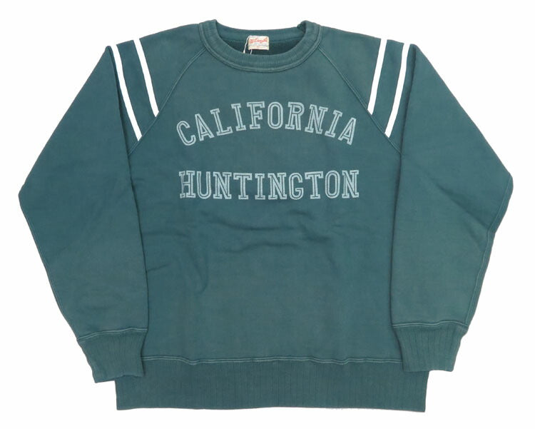 WHITES VILLE ホワイツビル スウェット トレーナー クルーネック ラグランスリーブ "CALIFORNIA HUNTINGTON" WV69396
