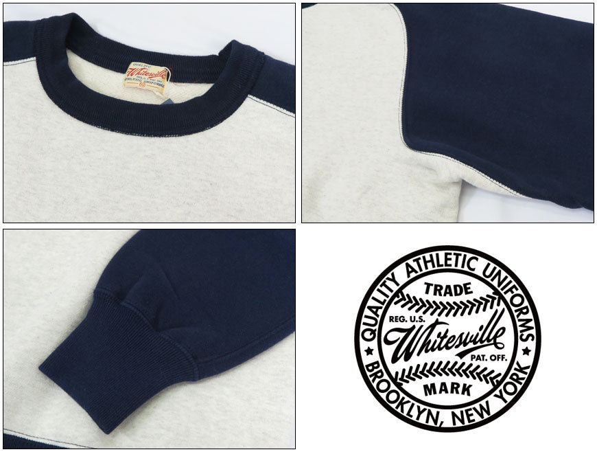 WHITES VILLE Whites Ville 2-Tone Polos Lengan V Ganda Freedom Sleeve Sweatshirt WV69423